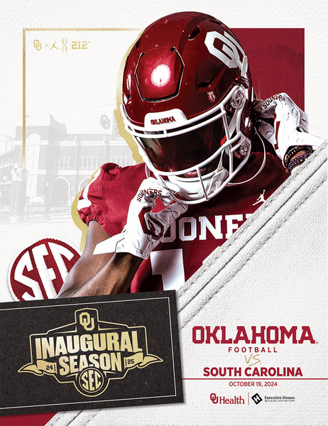 2024 Oklahoma vs. South Carolina Souvenir Program