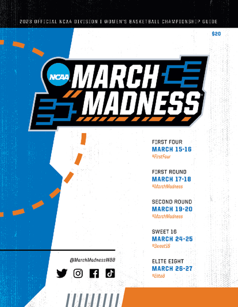 2023 NCAA DI Women's Basketball Championship Preliminary Rounds Program